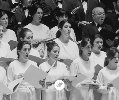 El Orfeón Donostiarra y la Sinfónica de Bilbao en un concierto solidario en Riojaforum