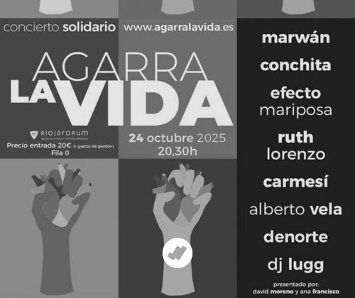 ‘Agarra la vida’, concierto solidario por la salud emocional