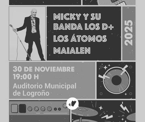 Micky, Los Átomos y Maialen Lecumberri en el concierto solidario a favor de Proyecto Hombre l alistilla